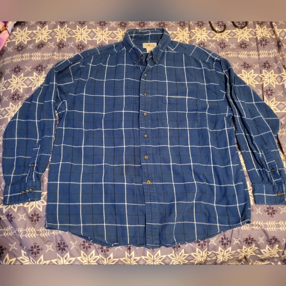 Blue Sun River Flannel